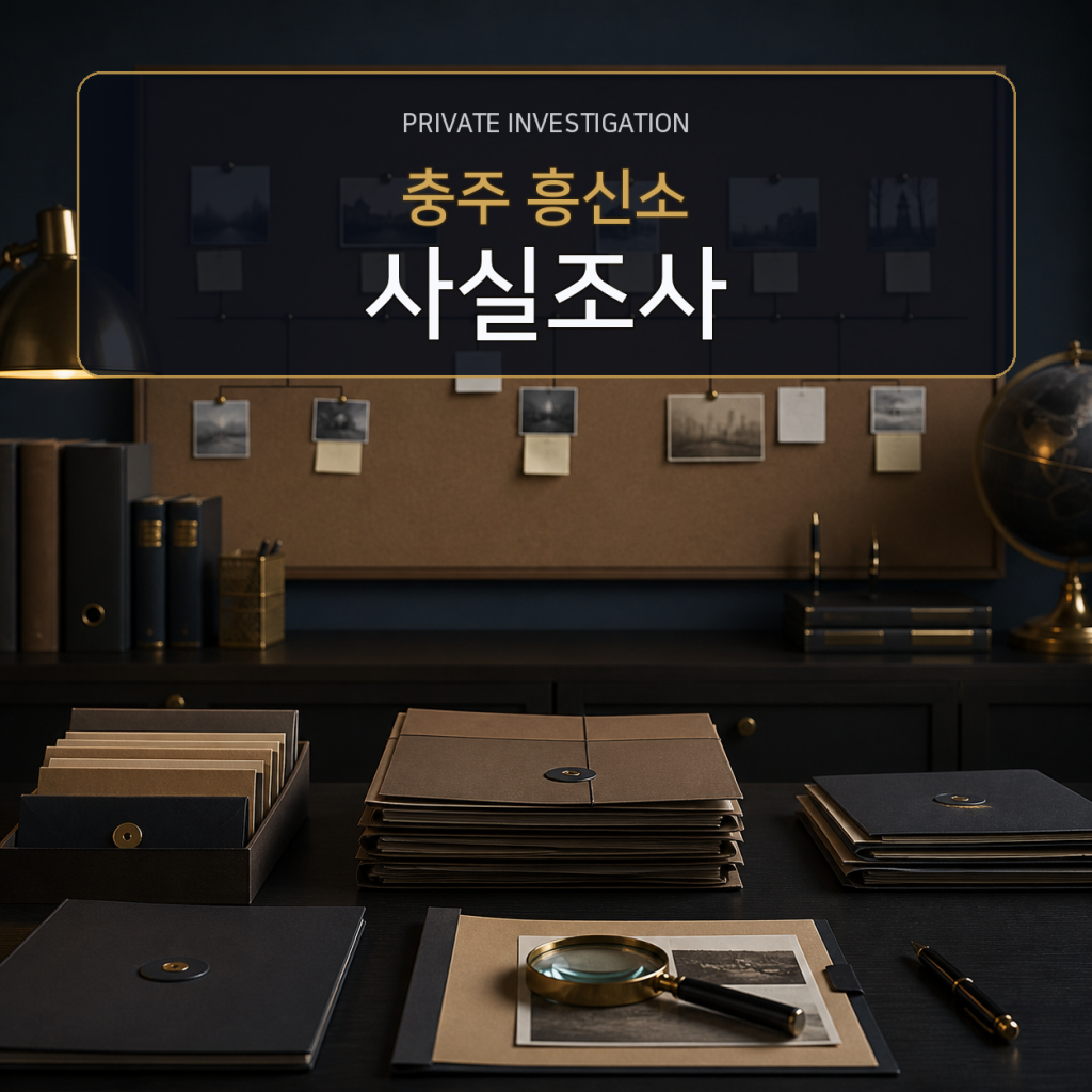 충주 사실관계 조사 전문 흥신소