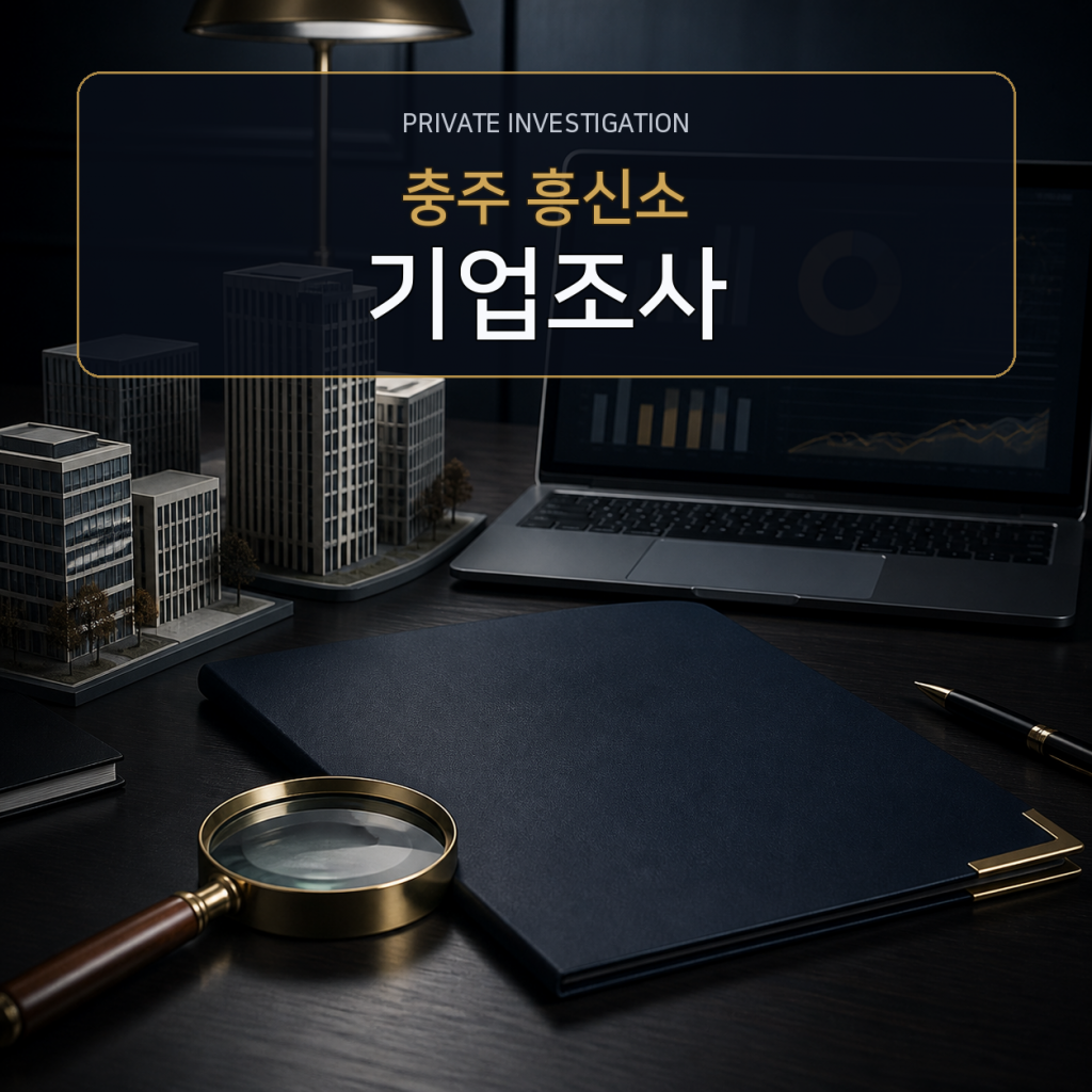충주 기업·거래처 조사 전문 흥신소