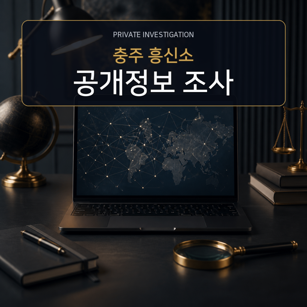충주 디지털 공개정보 조사 전문 흥신소